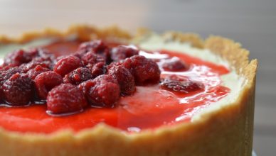 cheesecake receita frutos vermelhos